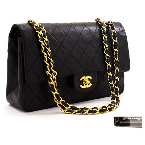 chanel black over shoulder bag